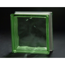 190 * 190 * 80mm Bloque de vidrio nublado verde con AS / NZS 2208